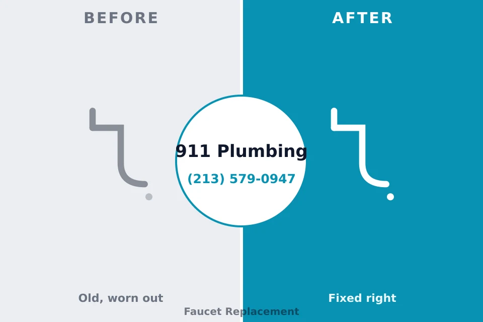 Before and after: plumbing company Belleville, KS
